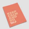 Postkarte "Keep calm and do Yoga"